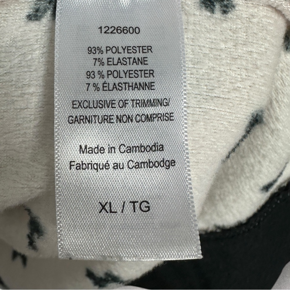 Kate Spade Pink Bow Print Fleece Sweatshirt Top Womens Size XL Loungewear Cozy - Picture 4 of 14